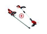 Einhell Akku-Heckenschere inkl. 2,5 Ah Starter-Kit + Akku-Rasentrimmer (4326423)