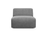 Sessel OTTO HOME "Merid Sofa-Mittel-Element, Breite: 84 cm", grau (hellgrau), B:84cm H:70cm T:97cm, Struktur fein (100% Polyester);Samtoptik (100% Polyester);Samtcord (92% Polyester, 8% Polyamid), Sessel, Sessel, als Modul oder separat verwendbar, für individuelle Zusammenstellung