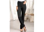 Bequeme Jeans CLASSIC BASICS, Damen, Gr. 24, Kurzgrößen, schwarz, 98% Baumwolle, 2% Elasthan, unifarben, lang, Jeans