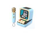 Divoom Ditoo-Mic Mini Karaoke Machine Pixel Art Bluetooth Speaker - Blue