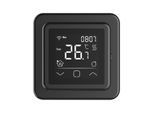 Riberger C16 WiFi Thermostat Fußbodenheizungen digital WLAN, Schwarz, Raumthermostat 230V inkl. Sensor für elektrische Fußbodenheizungen
