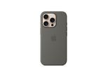 Apple iPhone 16 Pro Silicone Case with MagSafe - Stone Gray
