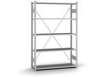Grund-Steckregal Orion Plus, verzinkt, B 1300 x T 400 x H 2000 mm