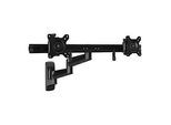 StarTech.com Wandmontage Dual Monitorarm - Drehbar - Zweifach Monitorhalter - Für zwei 15" bis 24" Monitore - VESA Halterung - Stahl - Klammer - einstellbarer Arm - für 2 Monitore - stabiler Stahl - Bildschirmgröße: 38.1-61 cm (15"-24")