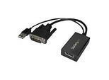 StarTech.com DVI auf DisplayPort Adapter mit USB Power - DVI-D zu DP Video Adapter - DVI zu DisplayPort Konverter - 1920 x 1200 - Videoadapter - Dual Link - DVI-D (M)