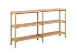 Mid.you Regal, Eiche, Holz, Eiche, furniert, 6 Fächer, 169x88.4x30 cm, Reach, Wohnzimmer, Regale, Bücherregale