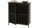 Apothekerkommode MCW-O79, Schrank Highboard Staufächer, Vintage Shabby-Look 94x80x35cm, Metalloptik