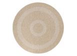 Novel Outdoorteppich , Beige , Textil , Vintage , rund , Oeko-Tex® Standard 100 , pflegeleicht , Teppiche und Böden, Teppiche, Outdoorteppiche