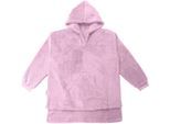 Badeponcho "Polar Bear", rosa (rose), L:87cm, Kunstfaser, CASTELL - MARKENBETTWÄSCHE, Hausmäntel, Sherpa Teddy Fleece Hoodie, Kuschelhoodie, Kuscheldecke, weich+wärmend