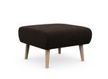 Polsterhocker HOME AFFAIRE "Swift", braun, B:75cm H:44cm T:68cm, 100% Polyester, Hocker, Polsterhocker, passend zur Serie "Swift", B/T/H: 75/68/44 cm