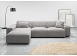 Ecksofa HOME AFFAIRE "Glimminge auch in Breitcord, Feincord, Bouclé + Easy care-Bezug", grau, B:294cm H:71cm T:191cm, 12% Polyaxryl, 88% Polyester, Sofas, Ecksofa, L-Form, Breite 294, Zierkissen