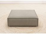 Polsterhocker HOME AFFAIRE "Watertown, XXL Hockerbank passend zum Sofa - ideal als Beistellmodul", grau (taupe), B:90cm H:43cm T:120cm, 100% Polyester, Hocker, Polsterhocker, erweiterbare Hockerbank mit weicher Polsterung