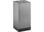 Messerblock ZWILLING "(no series ZWILLING)", grau (anthrazit), Messerblöcke, Messerblock, Messerblock (leer) mit 7 Einsteckfächern, Aluminium, Anthrazit