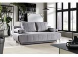 Schlafsofa WERK2 "Troya Bettsofa mit Bettkasten und Federkern, Breite 210cm", grau, B:210cm H:95cm T:95cm, 95% Polyester, 5% Nylon, Sofas, Schlafsofa, 2-Sitzer Sofa und Schlafcouch mit Federkern & Bettkasten