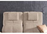 Kopfstütze HOME AFFAIRE "Milano", beige, B:40cm, Struktur (100% Polyester);NaturLEDER, Polsterauflagen, Kopfstütze, passend zur "Milano"-Serie