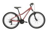 Mountainbike KROSS "Lea 1.0 rot" Gr. 43, rot, schwarz, Fahrräder, 43cm, 26 Zoll (66,04cm) hinten: 26 Zoll (66,04cm)