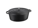 Kela Bräter Calido, Schwarz, Metall, 9,3 L, 29x15x36 cm, Kochen, Töpfe, Bräter