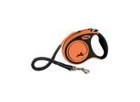Flexi - Leash Xtreme S Tape 5M Black/Orange Max 20Kg - (600.8400)