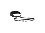 Trixie Waist belt with leash neoprene padded belt: 70-130 cm/9 cm leash: 1.20-1.50 m/25 mm graphite/black