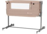 Beistellbett KINDERKRAFT "NESTE GROW", Baby, Gr. B/H/L: 57cm x 69cm x 100cm, kein Härtegrad, beige, Kunststoff, Polyester, Babybetten