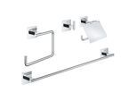 Grohe Start Cube Bad-Set 4 in 1 41115000 Chrom, Bad Accessoires Set
