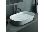 Ideal Standard Ipalyss Aufsatzschale E1396V1 60x38x12cm, ohne Überlauf/Hahnloch, seidenweiß