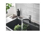 Grohe QuickFix Start Küchenarmatur 30531001 chrom, mit herausziehbarer Spülbrause
