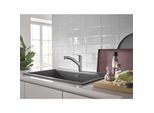 Grohe QuickFix Start Küchenarmatur 30531DC1 supersteel, herausziehbare Dual Spülbrause