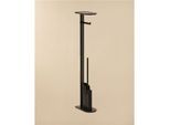 Cosmic Flat Stand-WC-Garnitur WJC512A0097036 mit Papierhalter, 100 x 193 x 760 mm, schwarz matt