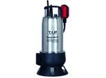 T.I.P. Schmutzwasser Tauchpumpe - Edelstahl, 24.000 l/h, 9 m Förderhöhe, 950 W, 35 mm Korngröße, robust, Maxima 400 CX 30140