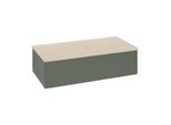 Villeroy und Boch Antao Waschtisch-Unterschrank L40003HL 100x26,8x50cm, Waschbeckenplattenfarbe botticino, leaf green matt lacquer