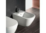 Villeroy & Boch Wand Bidet Subway 2.0 540000R1 weiss Alpin Ceramicplus, 1 Hahnloch, mit Überlauf