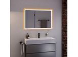 hansgrohe Xarita E Spiegel 54986700 mit kapazitiven Berührungssensor, 1000 x 700 x 50 mm, weiß matt