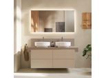 Duravit Balcoon Waschtisch-Unterschrank BA50170JEIE0000 wandhängend, 120 x 57 x 53,4 cm, Sandbeige strukturiert, 4 Schubkästen