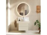 Duravit Balcoon Waschtisch-Unterschrank BA50120JDID0000 wandhängend, 60 x 57 x 53,4 cm, Elfenbein strukturiert, 2 Schubkästen