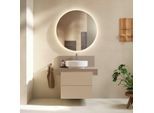 Duravit Balcoon Konsole BA90560IFIF0000 80 x 55 x 37 cm, 1 Ausschnitt Becken Mitte, Umbra matt