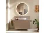 Duravit Balcoon Waschtisch-Unterschrank BA50130JFIF0000 wandhängend, 80 x 57 x 53,4 cm, Umbra strukturiert, 2 Schubkästen
