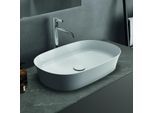 Ideal Standard Ipalyss Aufsatzschale E139601 60x38x12cm, ohne Überlauf/Hahnloch, weiß