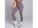 MP Damen Tempo Leggings mit geraffter Vorderseite – Mokka - L