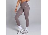 MP Damen Tempo Leggings mit geraffter Vorderseite – Mokka - XL