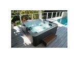MSpa Whirlpool OSLO AERO PLUS 2026 XXL 180cm inkl. App, LED, 8 Hydromassagedüsen, 140 Luftdüsen