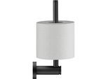Duravit D-Code Ersatzrollenhalter Toilettenpapier 0099154600 Schwarz Matt, 60x220 mm