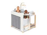 Musterkind Puppenwickelkommode , Grau, Naturfarben, Weiß , Holz, Textil, Holzwerkstoff , 60x87x70 cm , EN 71, CE , Spielzeug, Puppen & Puppenzubehör, Puppenhäuser