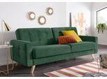 3-Sitzer EXXPO - SOFA FASHION "Nappa, kompakt, bequem, zeitloses Design, Breite 222cm, L-Form", braun (pine), B:222cm H:87cm T:89cm, Samtvelours (100% Polyester);Webvelours (100% Polyester), Sofas, tolle Detailverarbeitung