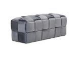 Xora Sitzbank, Dunkelgrau, Textil, 1-2-Sitzer, 108x43x44 cm, Esszimmer, Bänke, Sitzbänke