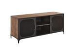 Carryhome Lowboard, Natur, Schwarz, Metall, Holzwerkstoff, 1 Fächer, 105x42.8x36 cm, Wohnzimmer, Wohnwände, Lowboards
