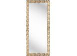 Carryhome Wandspiegel , Goldfarben , Glas , rechteckig , 70x170x2 cm , senkrecht und waagrecht montierbar, Ganzkörperspiegel , Garderobe, Garderobenspiegel