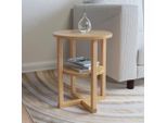 vidaXL Beistelltisch 40×50 cm Massivholz Eiche