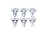 Philips LED-Lampe Classic Spot 4.6W/827 (50W) 36° 6-pack GU10