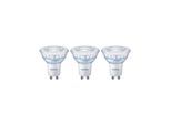 Philips LED-Lampe Spot 3.8W/922-927 (50W) 36° WarmGlow Dæmpbar 3-pack GU10